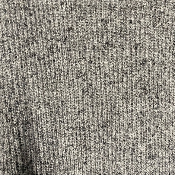American Eagle Sweater Dress Gray Wool Blend Knit Turtleneck Long Sleeve M - Picture 6 of 8